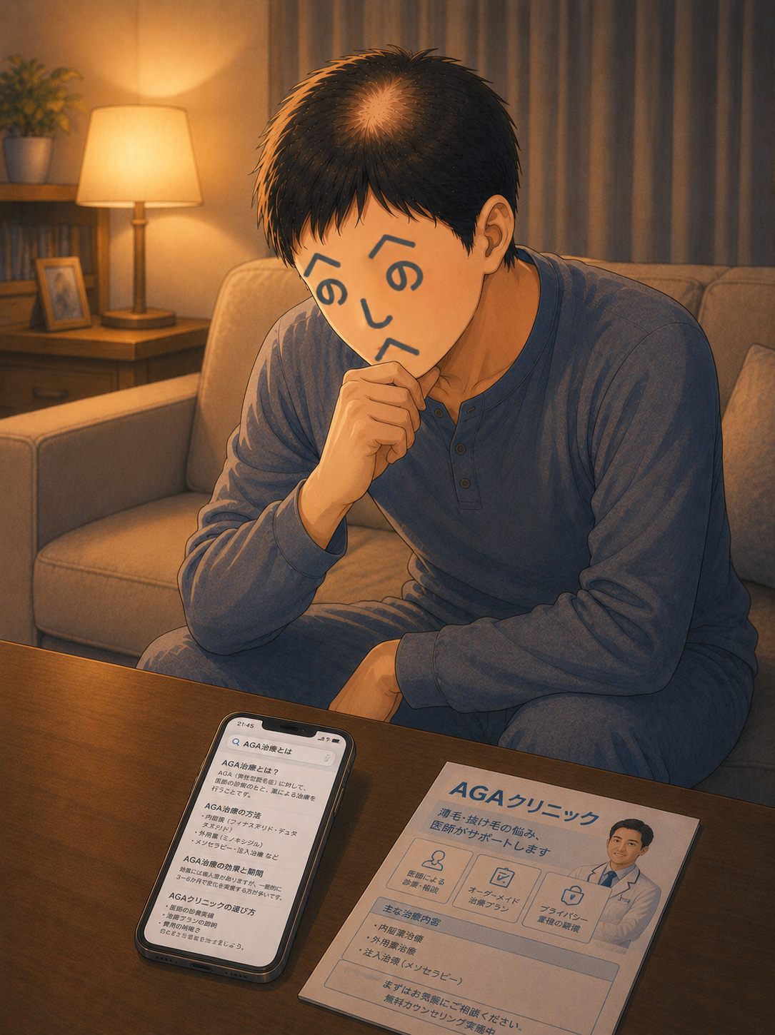 薄毛丸幸太郎のイラスト