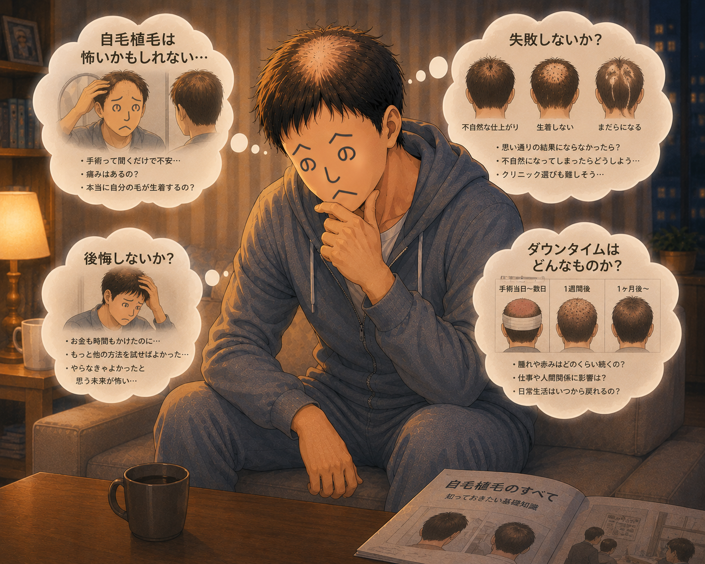薄毛丸幸太郎のイラスト