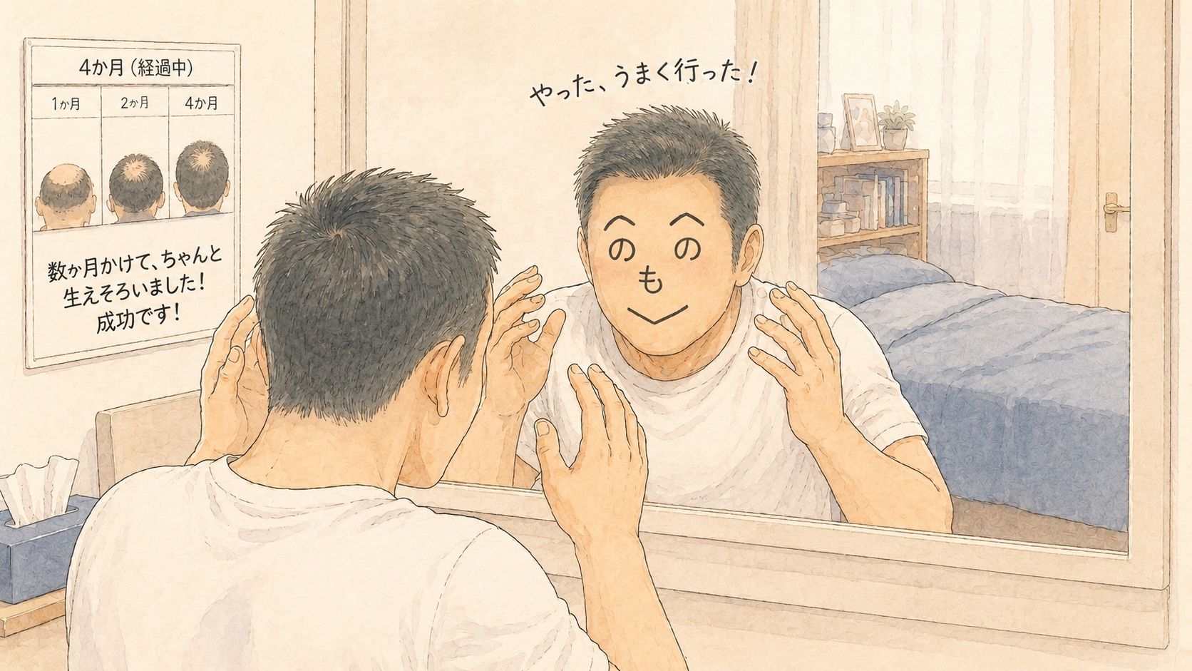 薄毛丸幸太郎のイラスト