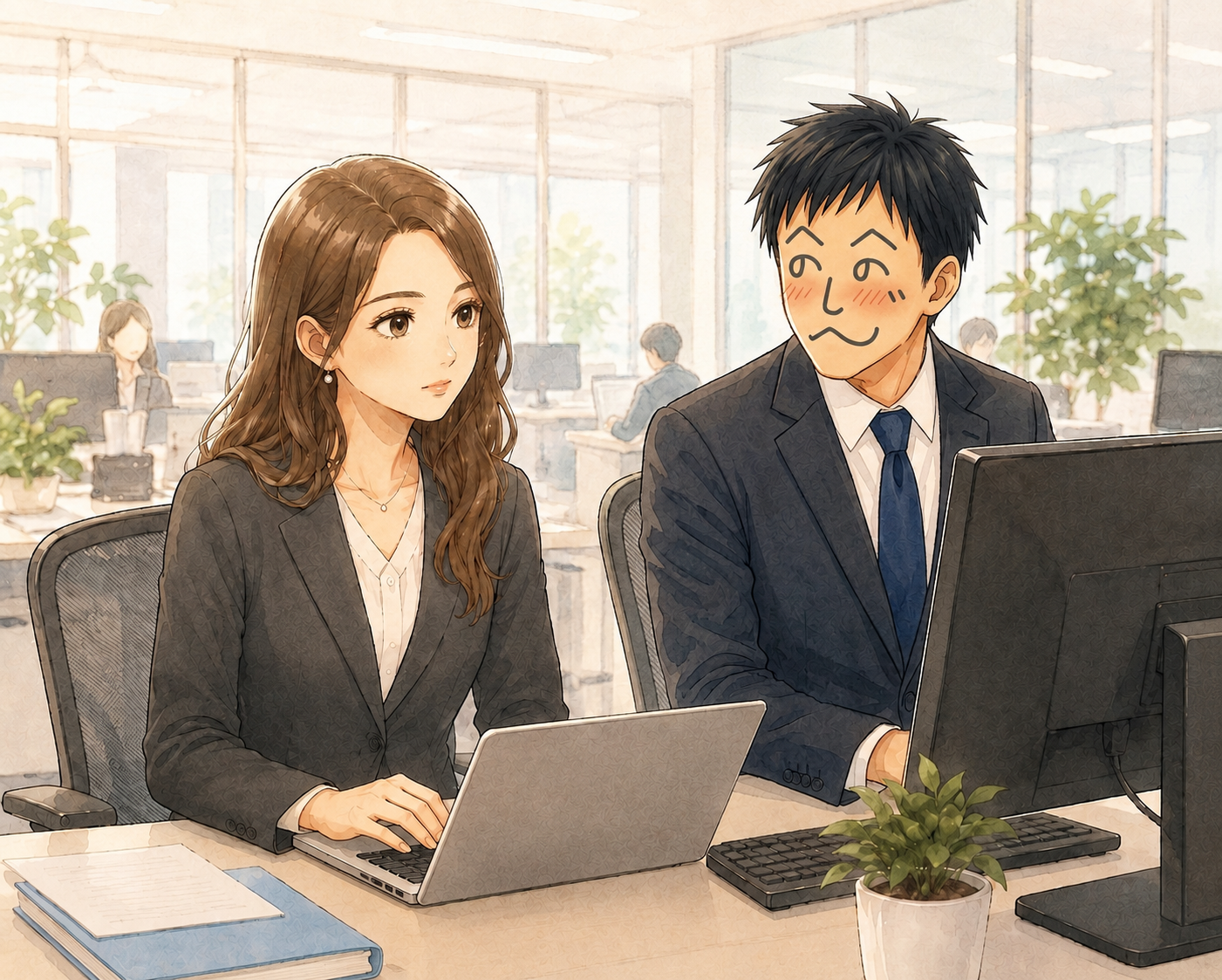 薄毛丸幸太郎のイラスト
